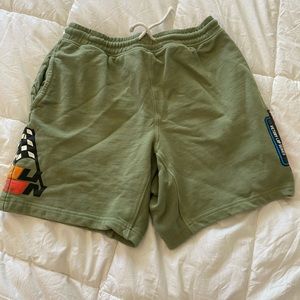 Men’s green shorts